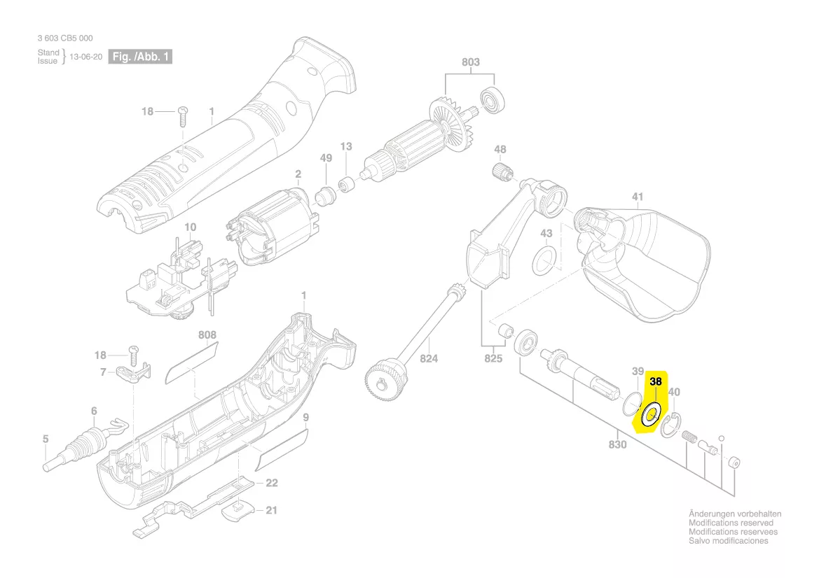 Rondelle réf. 2 609 006 461 BOSCH